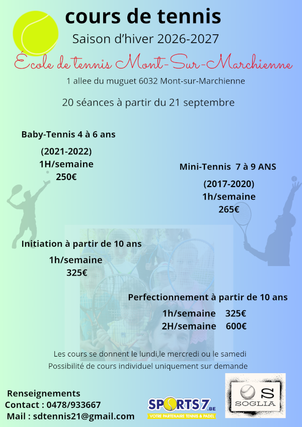 cours hiver 2026 2027