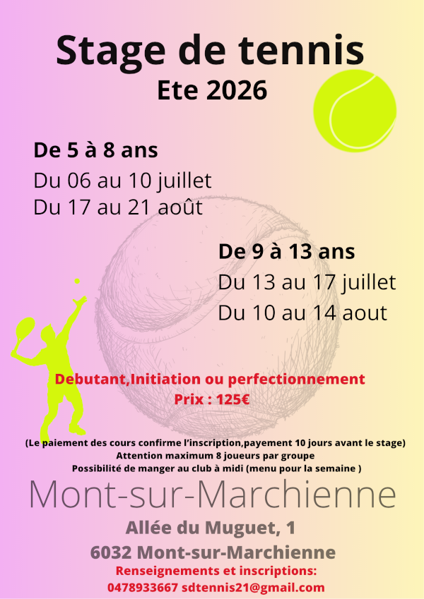 stage été 2026